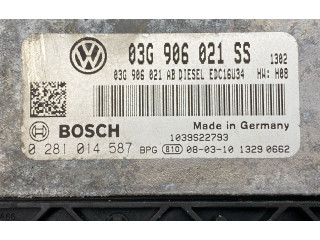 Комплект блоков управления 03G906021AB, 03G906021SS   Skoda Octavia Mk2 (1Z)