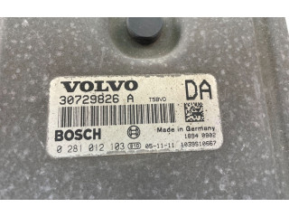 Блок управления двигателем Блок управления 30729826A, 0281012103   Volvo V70