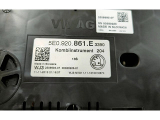Панель приборов 5E0920861E   Skoda Octavia Mk3 (5E)       
