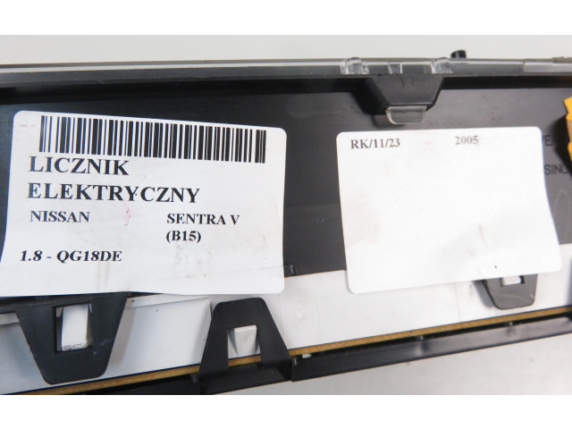 Панель приборов 24810ZG105   Nissan Sentra B15       