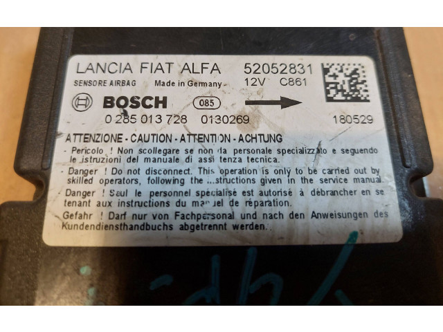 Блок подушек безопасности 52052831, 0285013728 Lancia Ypsilon