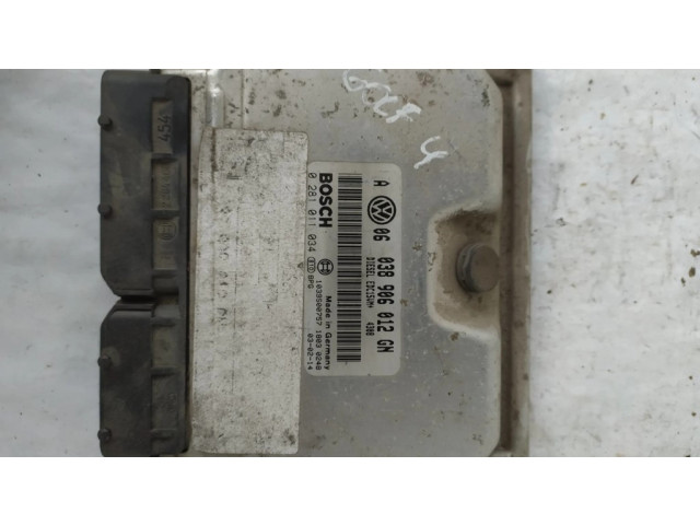 Блок управления двигателем Блок управления 038906012GN, 1039S00757 Volkswagen Golf IV