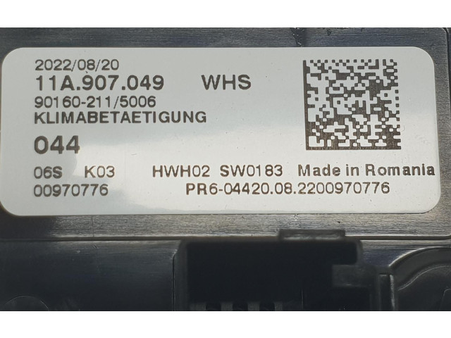 Блок управления климат-контролем 11A907049, 11A907049   Cupra Leon