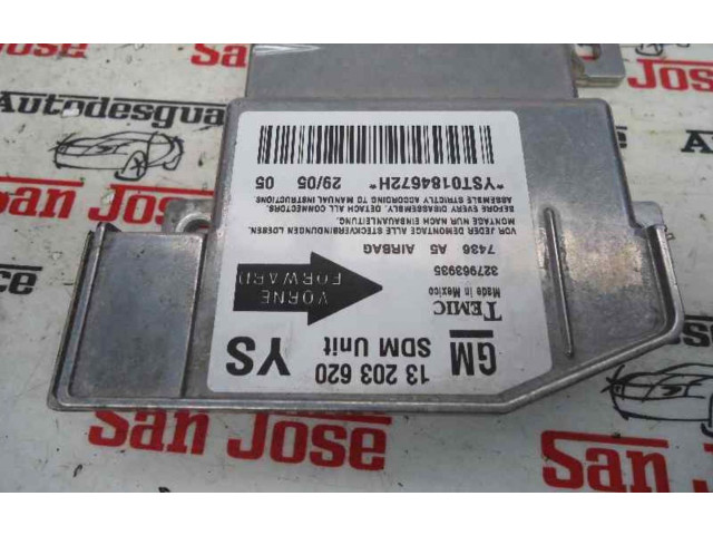Блок подушек безопасности 13203620 Opel Meriva A