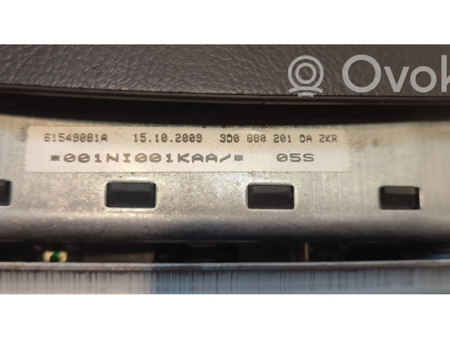 Подушка безопасности водителя 3D0880201DA, 61549081A   Volkswagen Phaeton