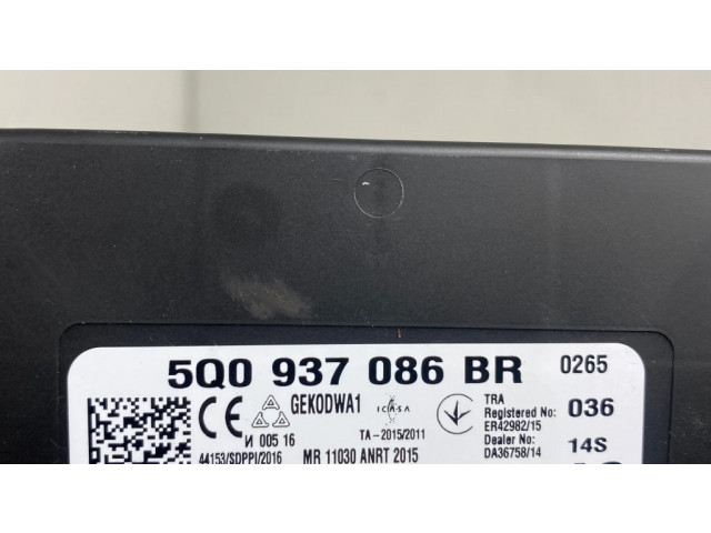 Блок комфорта 5Q0937086BR Skoda Octavia Mk3 (5E)