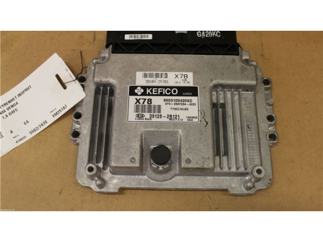 Блок управления впрыском 391042B781 KIA Venga