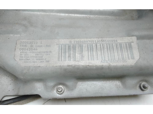 Подушка безопасности в сиденье A23008600705   Mercedes-Benz SL R230