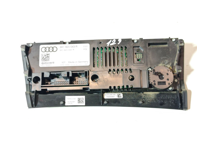 Блок управления климат-контролем 8K1820043R, 8K1820043   Audi A5 Sportback 8TA