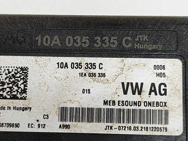 Блок управления 10A035335C, 1EA035335   Volkswagen ID.3