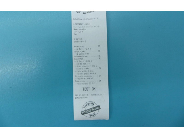 Генератор 0124515010, IMPRK1307249   Skoda Fabia Mk1 (6Y)      