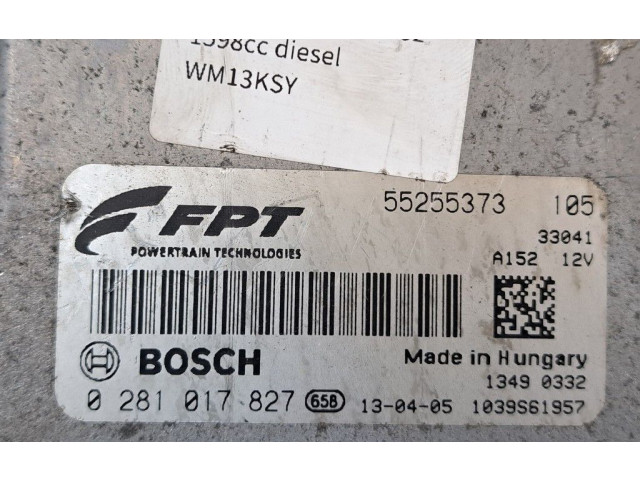 Блок управления двигателя 55255373, 199B5000 Fiat 500L