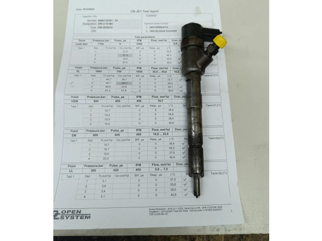 Vstřikovač 0445110351 Alfa Romeo Mito pro naftový motor 1.2