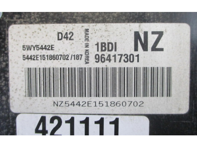 Блок управления двигателем Блок управления 96417301, 96417301 Chevrolet Matiz