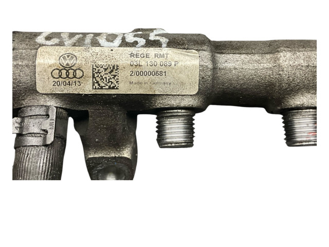 Топливная рампа 03L906054, 03L130089P   Skoda Octavia Mk2 (1Z)   для двигателя BXE