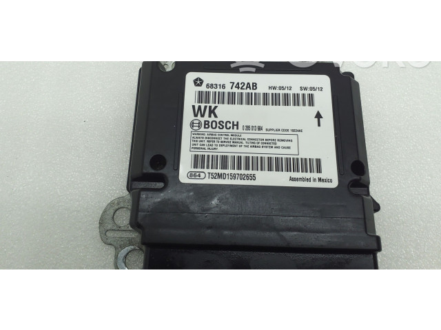 Блок подушек безопасности 68316742AB, 0285013684 Jeep Grand Cherokee