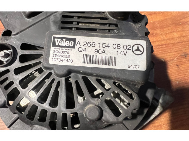 Генератор A2661540802   Mercedes-Benz A W169      