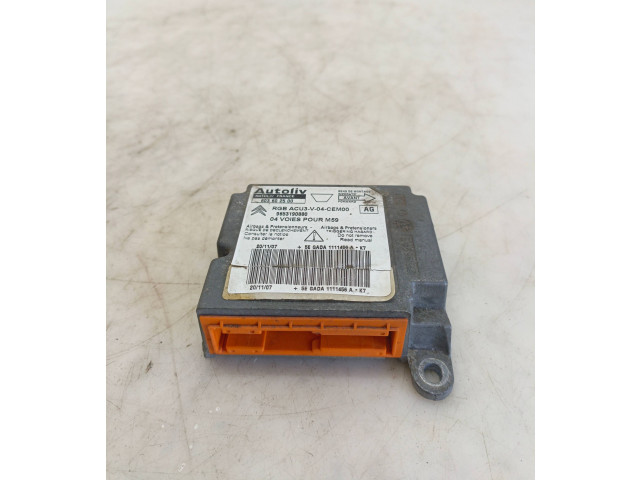 Блок подушек безопасности 9653190880, 603602500 Citroen Berlingo