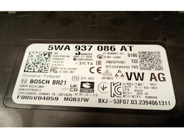 Блок комфорта 5wa937086at Volkswagen Golf VIII