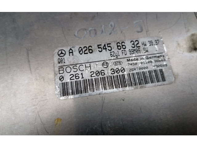 Блок управления двигателя A0265456632, 0261206300   Mercedes-Benz ML W163