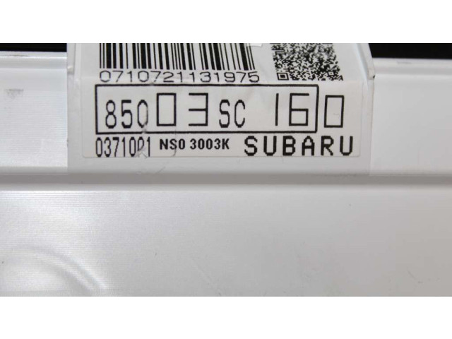 Панель приборов 85022SC370 Subaru Forester SH