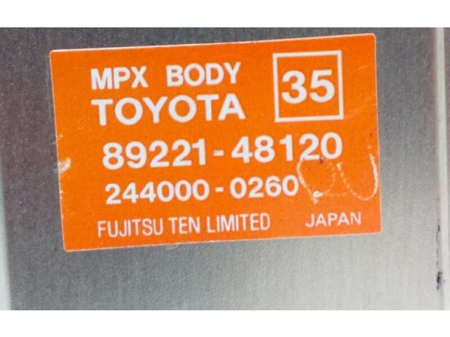Блок управления 8922148120, 2440000260 Lexus RX XU10