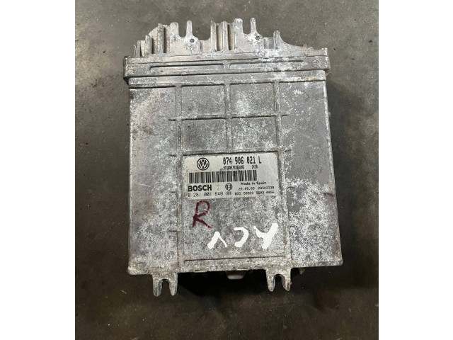 Блок управления двигателя 074906021L, 0281001640   Volkswagen Transporter - Caravelle T4