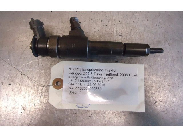 Форсунка 0445110252, 0445110252    Peugeot 204  XK 