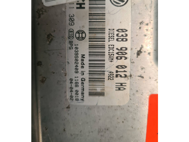 Блок управления двигателя 038906012HA, 1039S02409 Skoda Octavia Mk1 (1U)