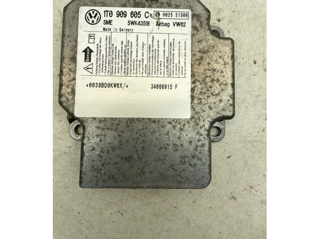 Блок подушек безопасности 1T0909605C, 0H025S1500 Volkswagen Touran I