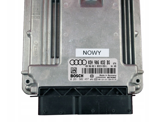 Řídící jednotka 03H906032BG, 0261S02437   Audi Q7 4M 2007