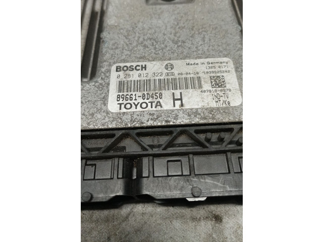 Блок управления двигателя 0281012322   Toyota Yaris