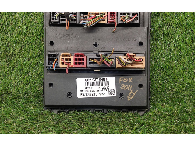 Блок комфорта 6Q2937049F, 5WK48218 Skoda Fabia Mk2 (5J)