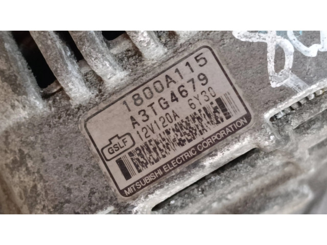 Генератор A3TG4679, 1800A115   Mitsubishi Pajero 3.2     