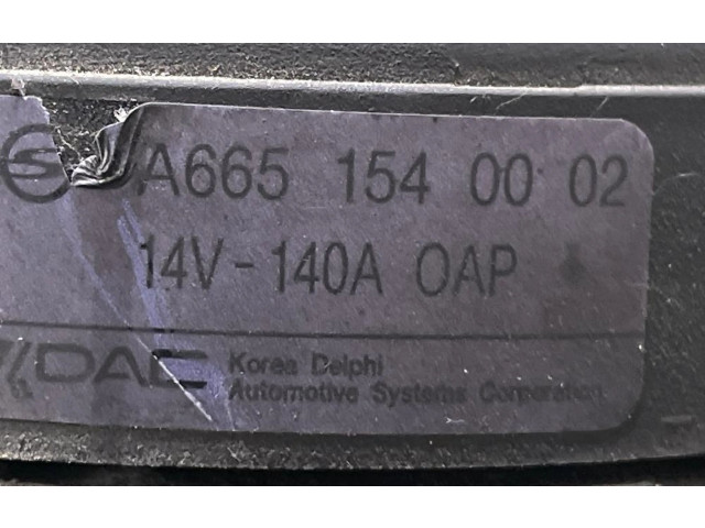 Генератор A6651540002, DAC SsangYong Kyron