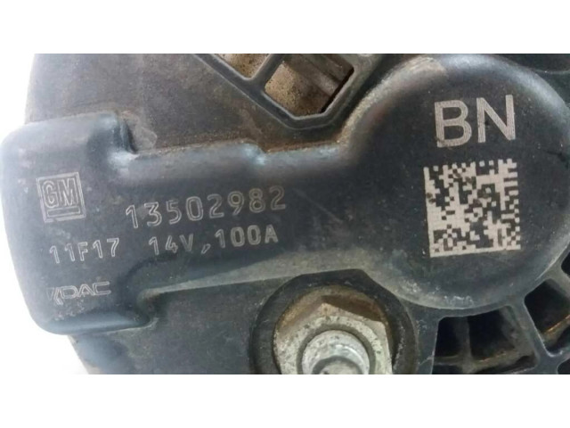 Генератор 13502982 Chevrolet Aveo 1.2