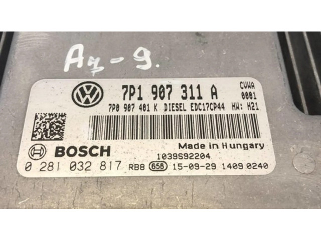 Řídící jednotka 7P1907311A, 0281032817 Volkswagen Touareg II 2016