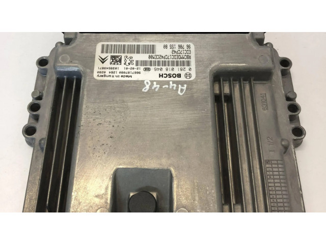 Řídící jednotka 9678615580, 0281018046 Citroen C5 2012