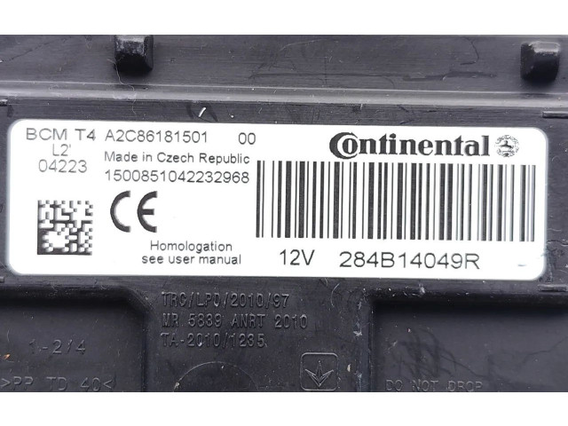 Блок комфорта 284B14049R, A2C86181501 Dacia Sandero