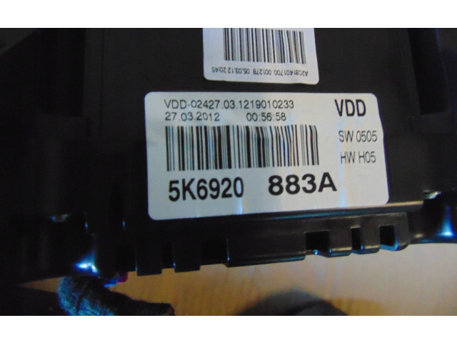 Панель приборов 5K6920883A Volkswagen Golf VI