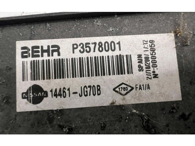 Интеркулер  14461JG70B, P3578001   Nissan X-Trail T31 