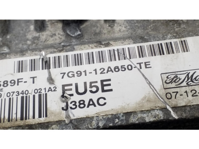 Блок управления двигателем Блок управления 7G9112A650TE, EU5E   Ford Galaxy
