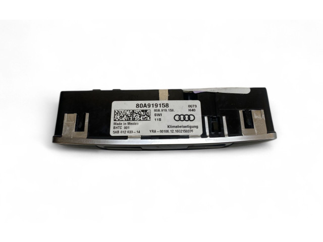 Блок управления климат-контролем 80A919158 Audi Q5 SQ5