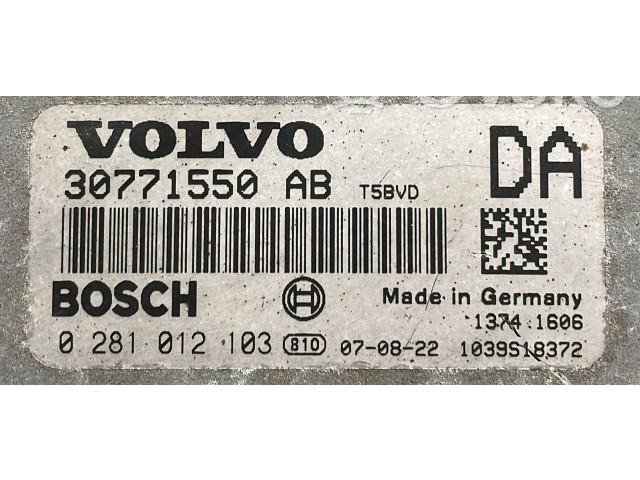 Комплект блоков управления 0281012103, 0281012103   Volvo V70