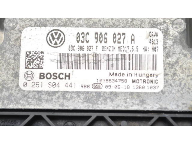 Řídící jednotka 03C906027A Volkswagen Tiguan 2009
