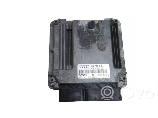 Блок управления двигателя 03G906016J, 1039S04090 Volkswagen PASSAT B6