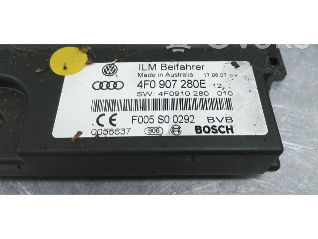 Pojistková skříňka Řídící jednotka BSM 4F0907280E, 4F0907280   Audi Q7 4L 2007