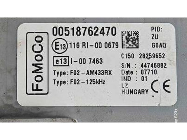 Блок предохранителей 00518762470, 28259652   Ford Ka    