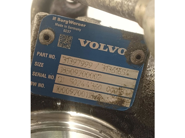 Турбина Volvo S60 31397999, 50244360