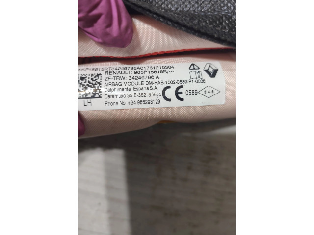 Боковая подушка безопасности 985P15615R   Dacia Duster II